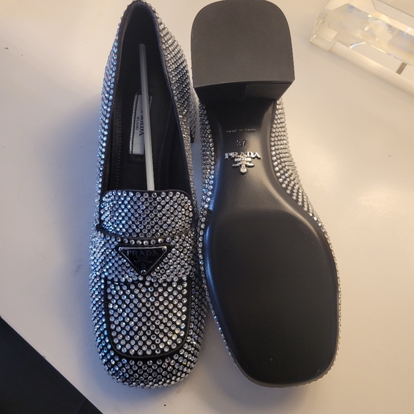 PRADA Crystal Loafers - Picture 5 of 16